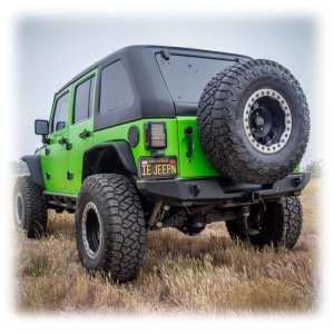Jeep Wrangler JK Hardtop - TURN Offroad - Fastback 1 Piece - Primer White - `07-`18